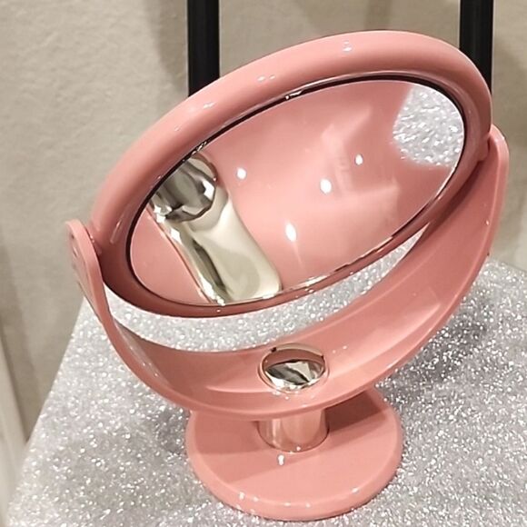 Danielle Creations Round 10X Magnification Vanity Tilt Mirror - Picture 6 of 7